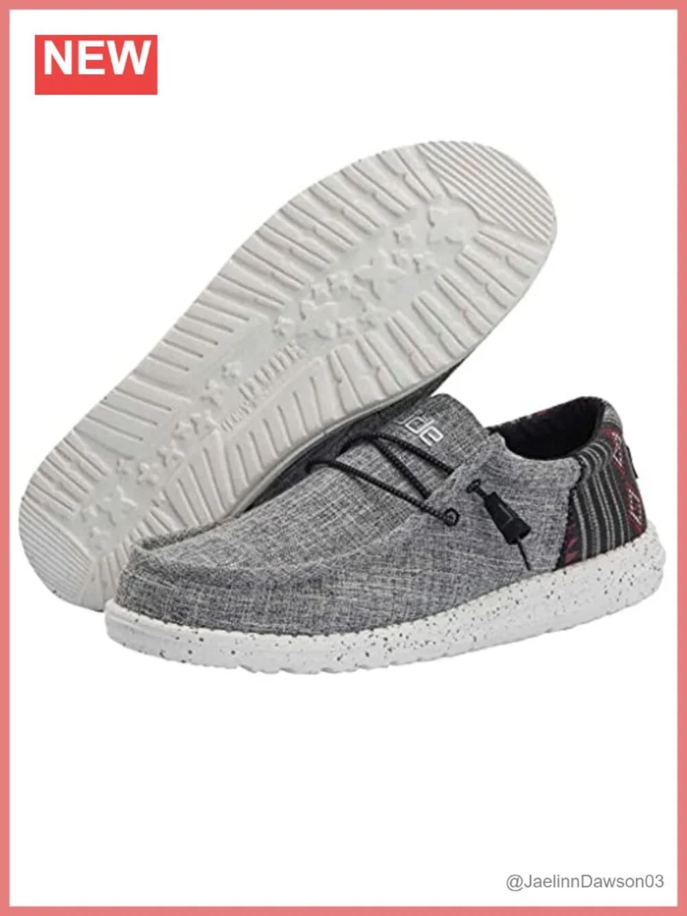 Lightweight Elastic Lace Pull-On Loafers Machine Washable